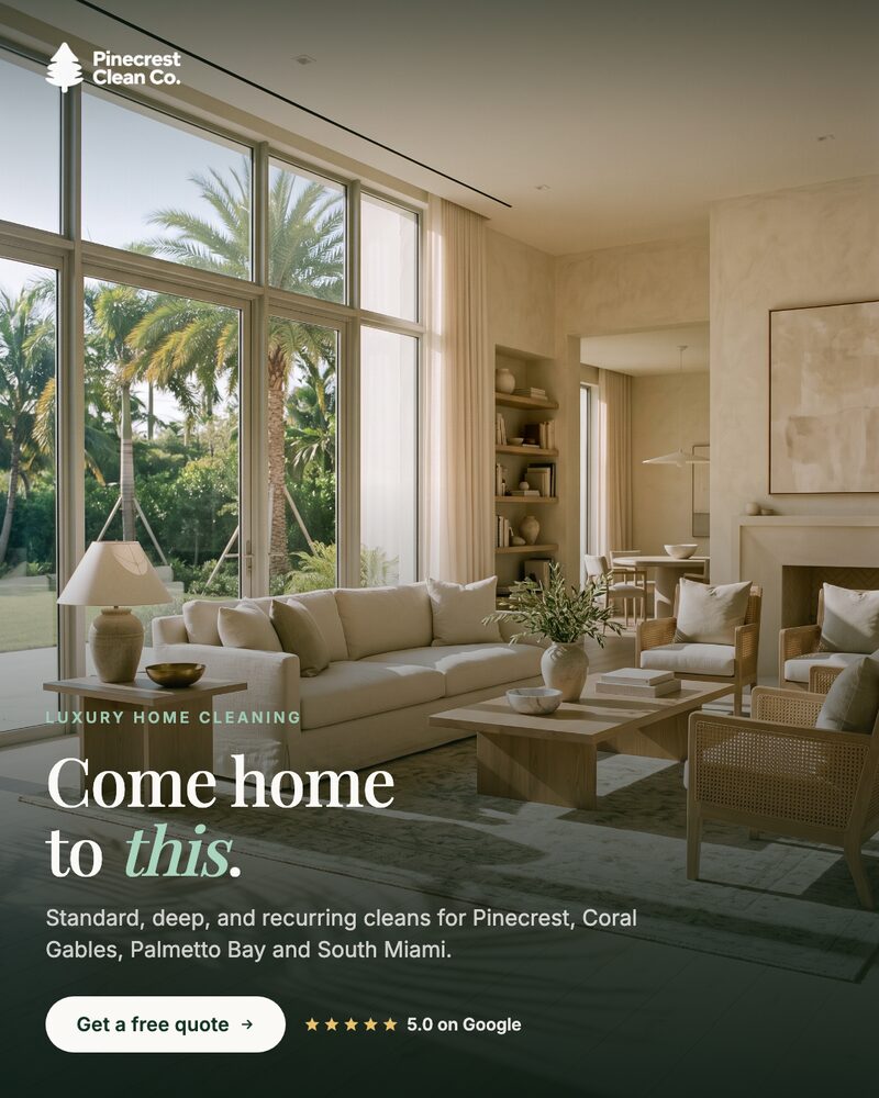 Come home to clean ad