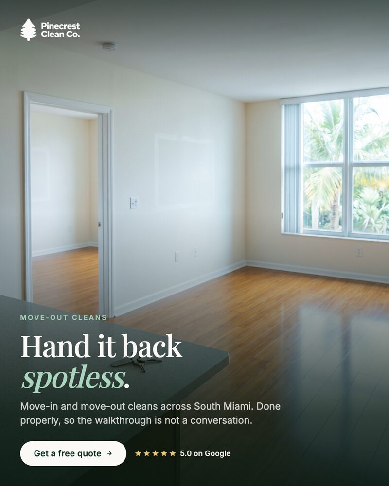 Move out clean ad